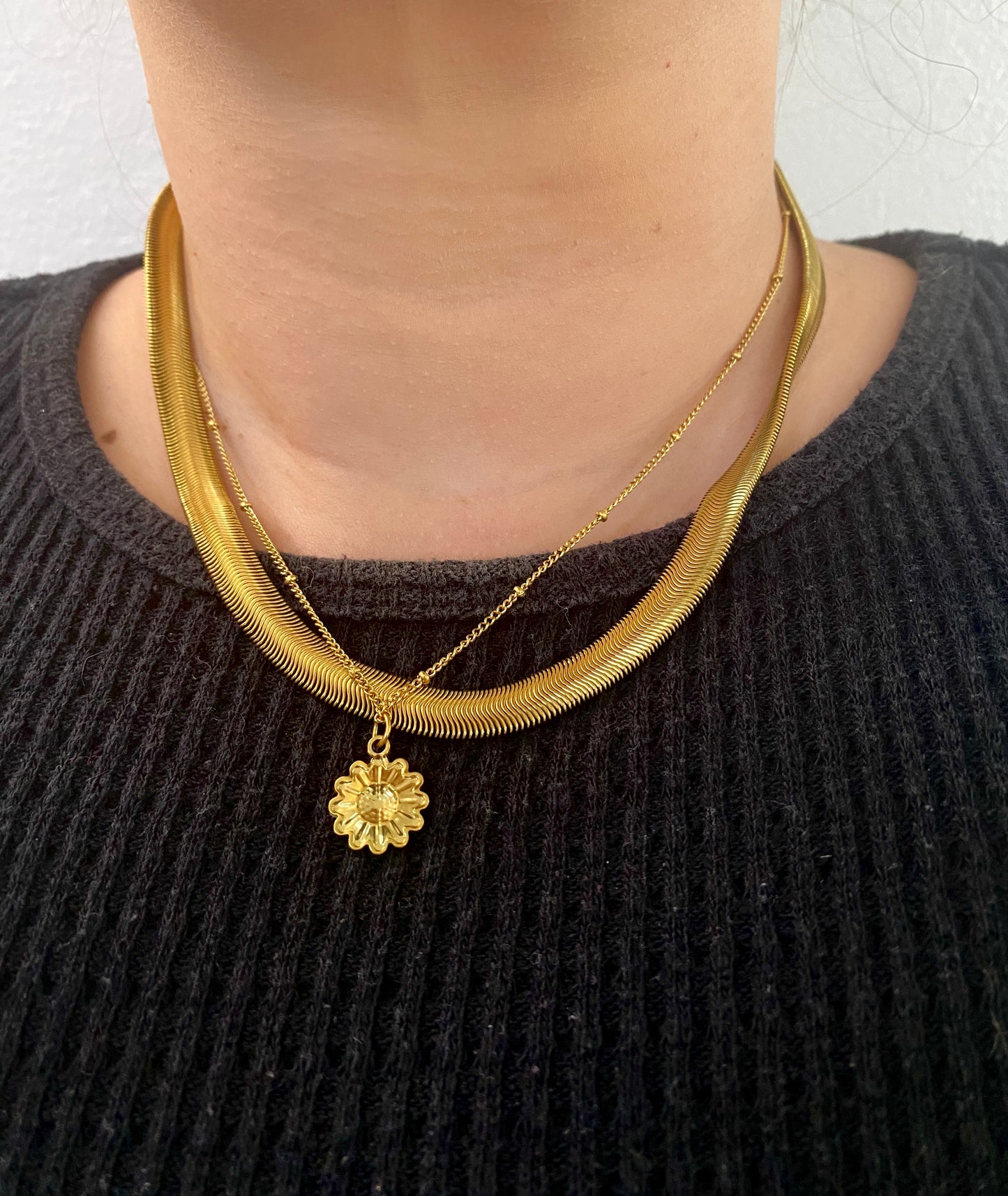 Sunflower Necklace