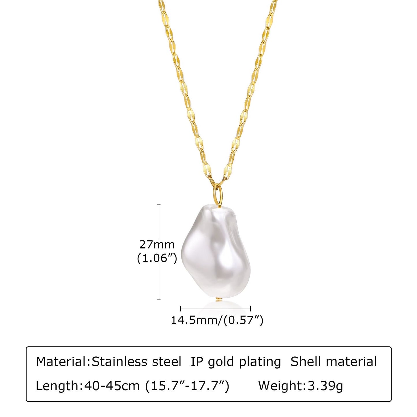 Pearl & Zirconia Necklace