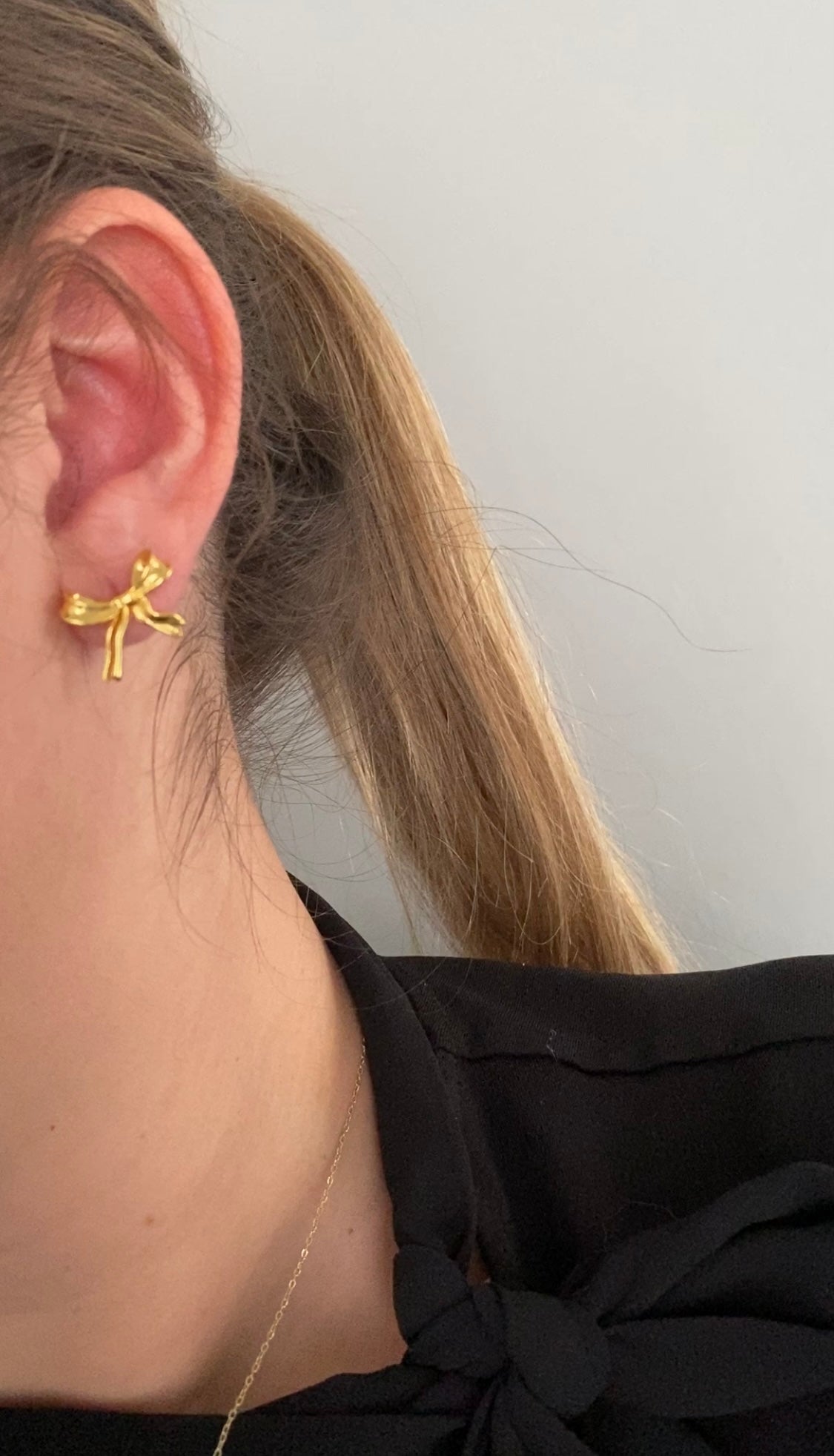 Coquette Gold Earring