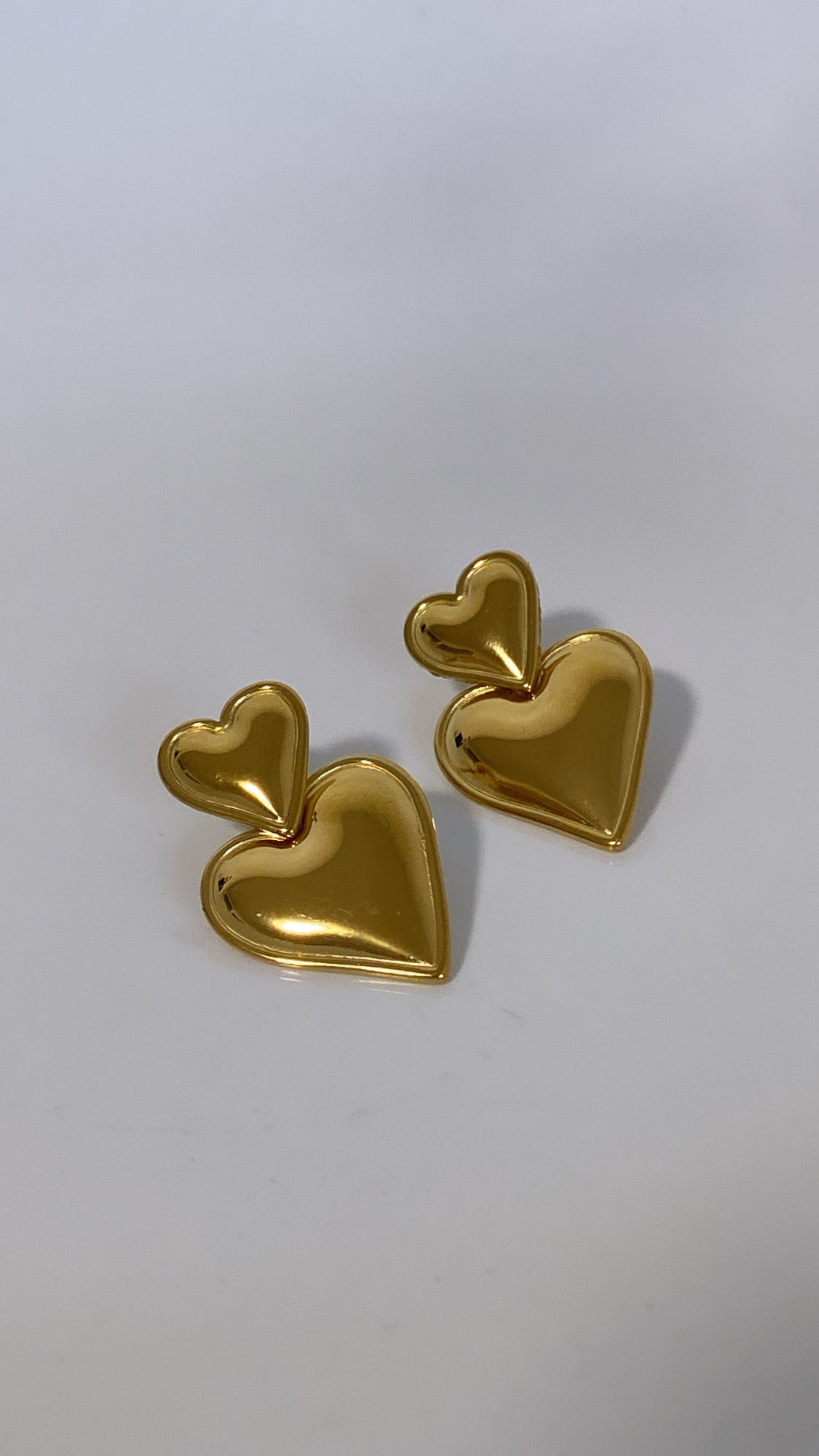 Double Heart Earring